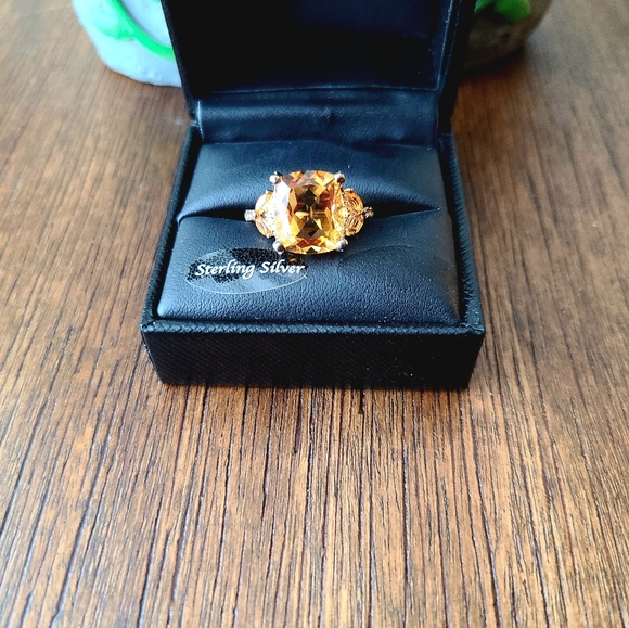CITRINE women's ring - Picture 1 of 2